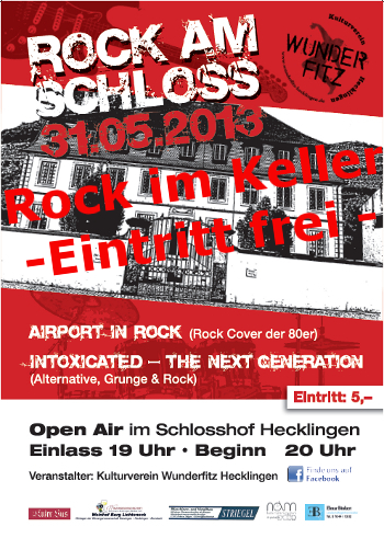 Rock am Schloss 2013 -> im Schlosskeller Rock am Schloss 2013 -> im Schlosskeller